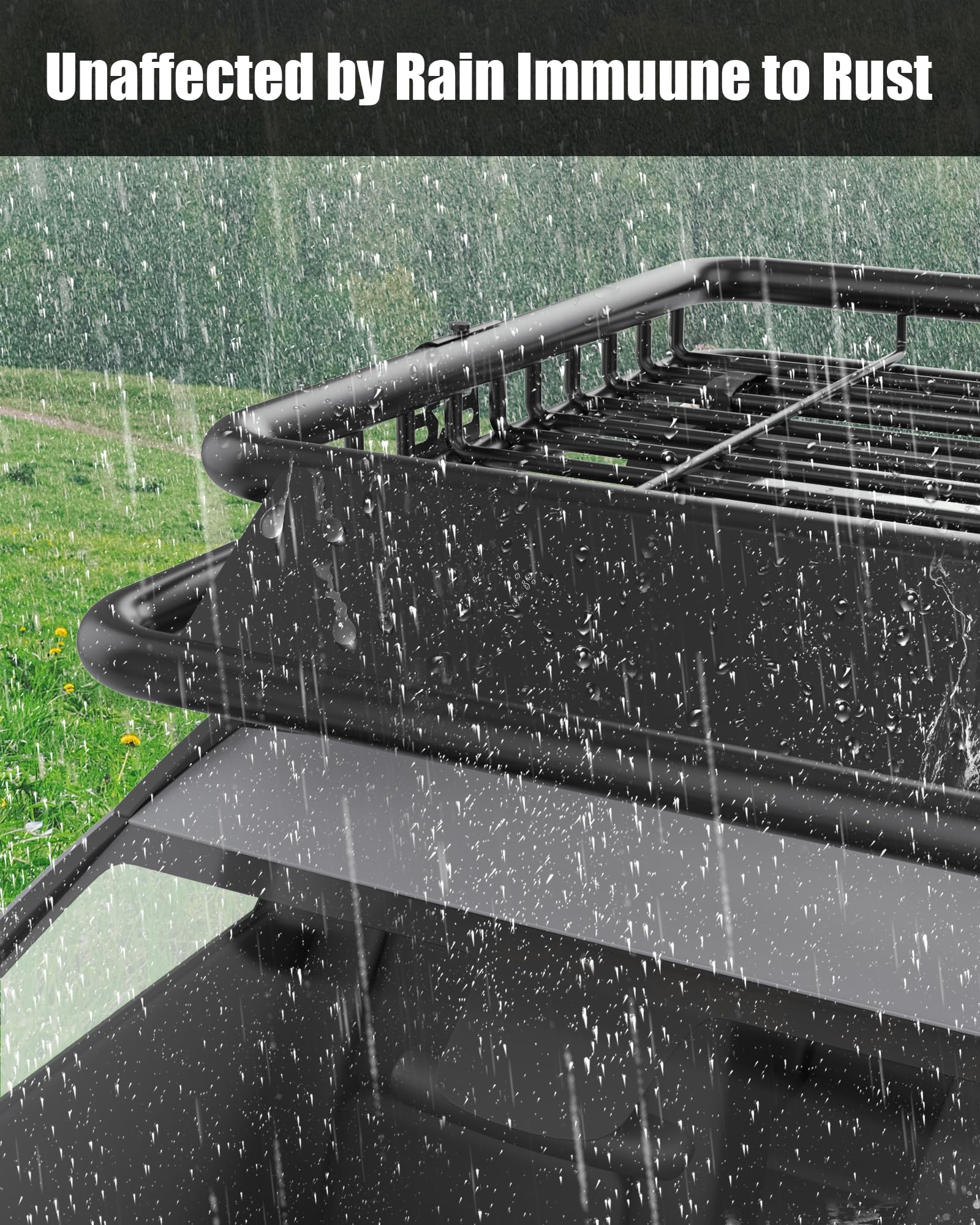 GARVEE Roof Rack Basket - Heavy-Duty Cargo Carrier for SUVs